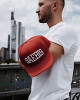 SAEBIS® Snapback rot für Herren & Damen