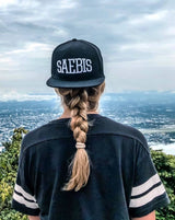 SAEBIS® Snapback schwarz für Herren & Damen
