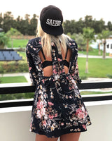 SAEBIS® Snapback schwarz für Herren & Damen