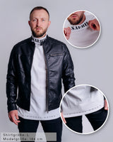 SAEBIS® Classic Herren Vodolazka mit Rollkragen weiß