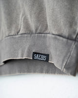 Lifestyle Damen Oversized Hoodie washed grau by SAEBIS®