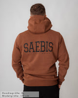 Lifestyle Herren Zip Hoodie mit Reißverschluss Bären-braun by SAEBIS®