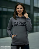 Lifestyle Damen Extra-Oversized Hoodie anthrazit by SAEBIS®