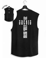 KREST Herren Sleeveless Shirt schwarz by SAEBIS®