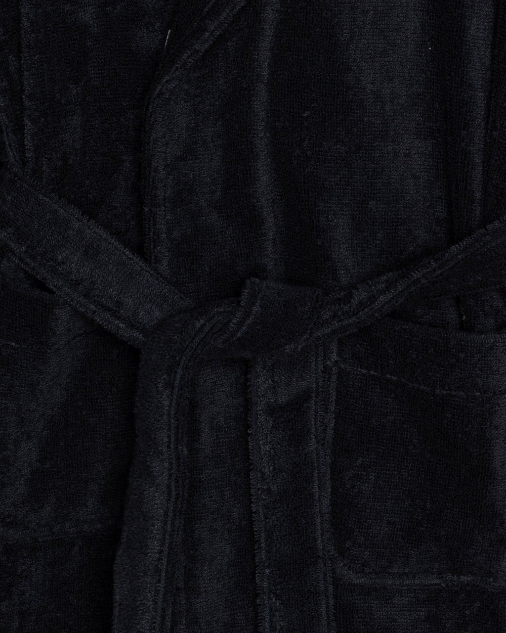 Lifestyle Bademantel schwarz mit Stickerei für Herren & Damen by SAEBIS® + 5er SET GRATIS SOCKEN