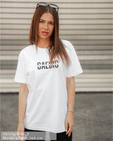 Это стиль жизни - Damen Oversized T-Shirt weiß by SAEBIS®