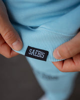 Lifestyle Herren Sweater babyblau mit Stickerei by SAEBIS®