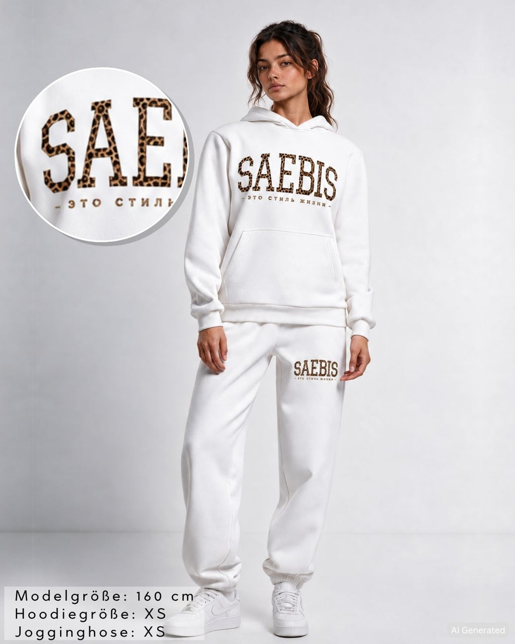 Lifestyle LEO EDITION Damen Oversized Jogginganzug by SAEBIS®