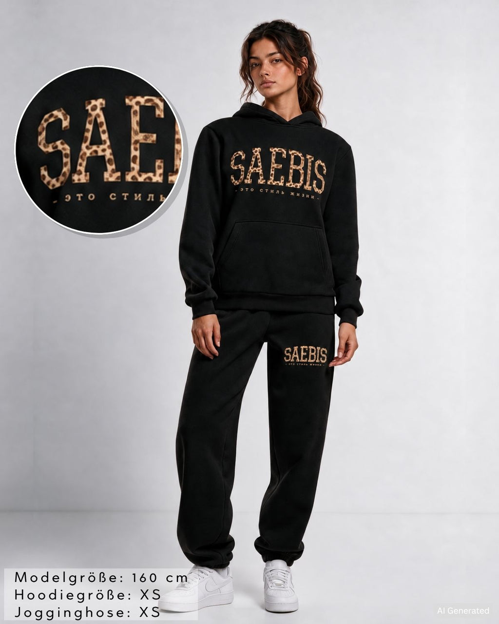 Lifestyle LEO EDITION Damen Oversized Jogginganzug by SAEBIS®