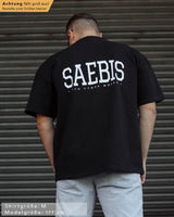 Lifestyle Herren Extra Oversized Premium T-Shirt schwarz by SAEBIS®