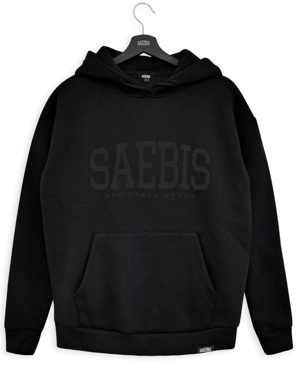 All Black Lifestyle Herren Hoodie by SAEBIS®