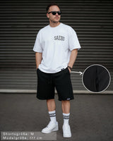 Lifestyle Herren Shorts mit Aufnäher by SAEBIS®
