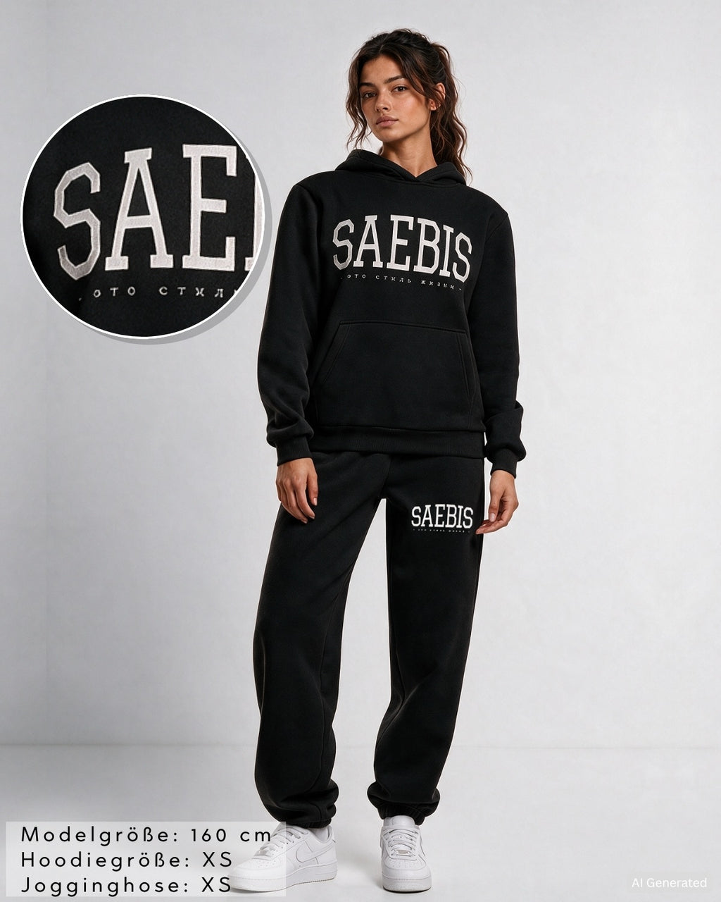 Lifestyle Damen Oversized Jogginganzug by SAEBIS®