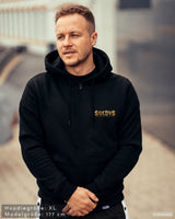 SAEBIS® Money Herren Zip Hoodie mit Reißverschluss schwarz