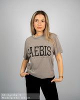 Lifestyle Damen Oversized T-Shirt washed grau by SAEBIS®