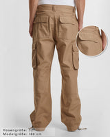 Lifestyle Herren Cargo Hose mit geradem Bein by SAEBIS®