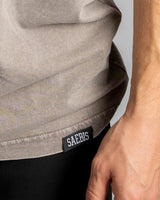 Lifestyle Herren T-Shirt washed grau by SAEBIS®