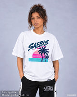 SAEBIS® 80er Damen Oversized T-Shirt