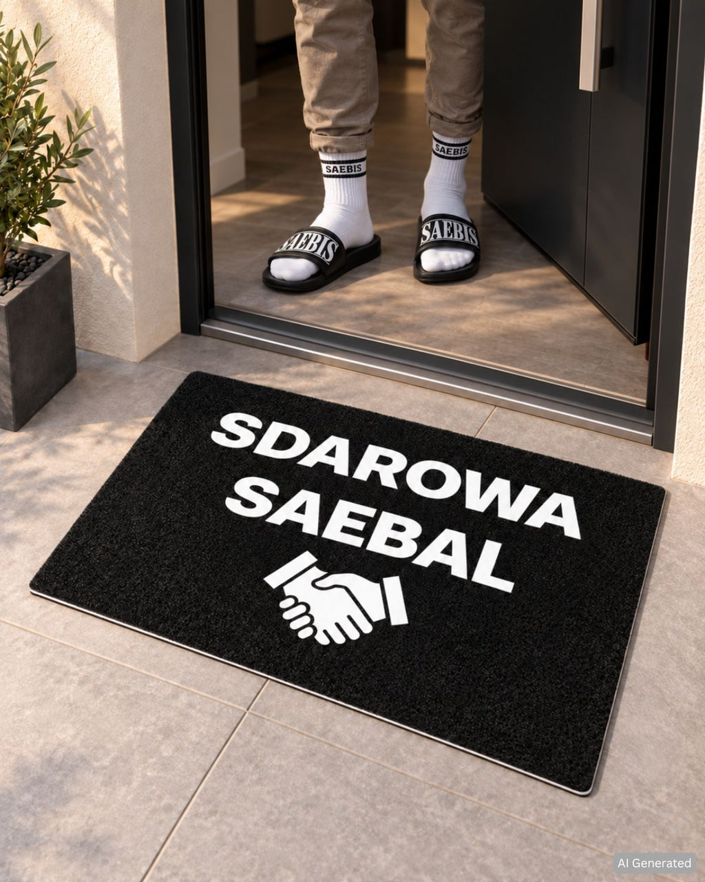 SDAROWA SAEBAL Fußmatte rutschfest 60x40cm by SAEBIS®