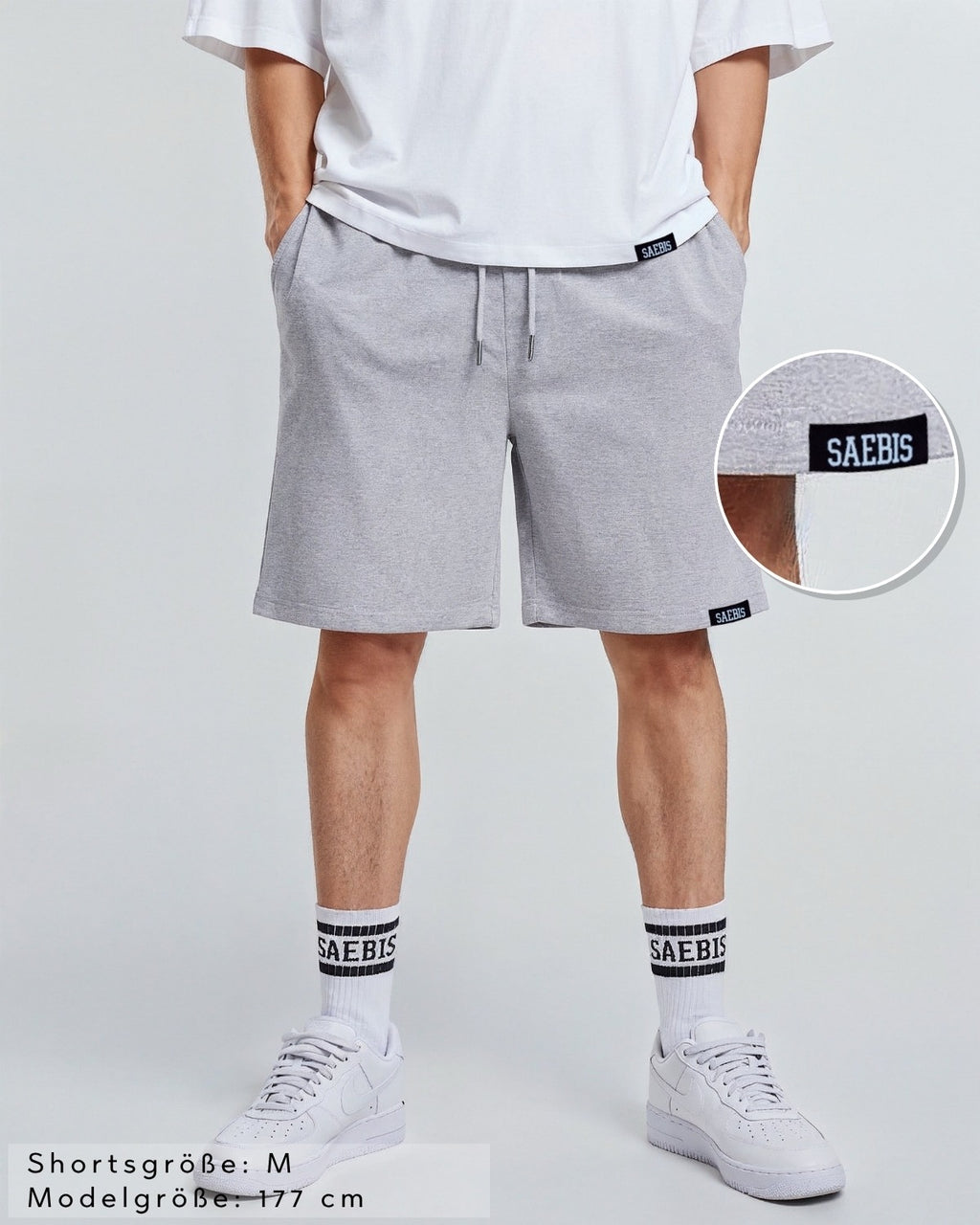Lifestyle Herren Shorts mit Aufnäher by SAEBIS®