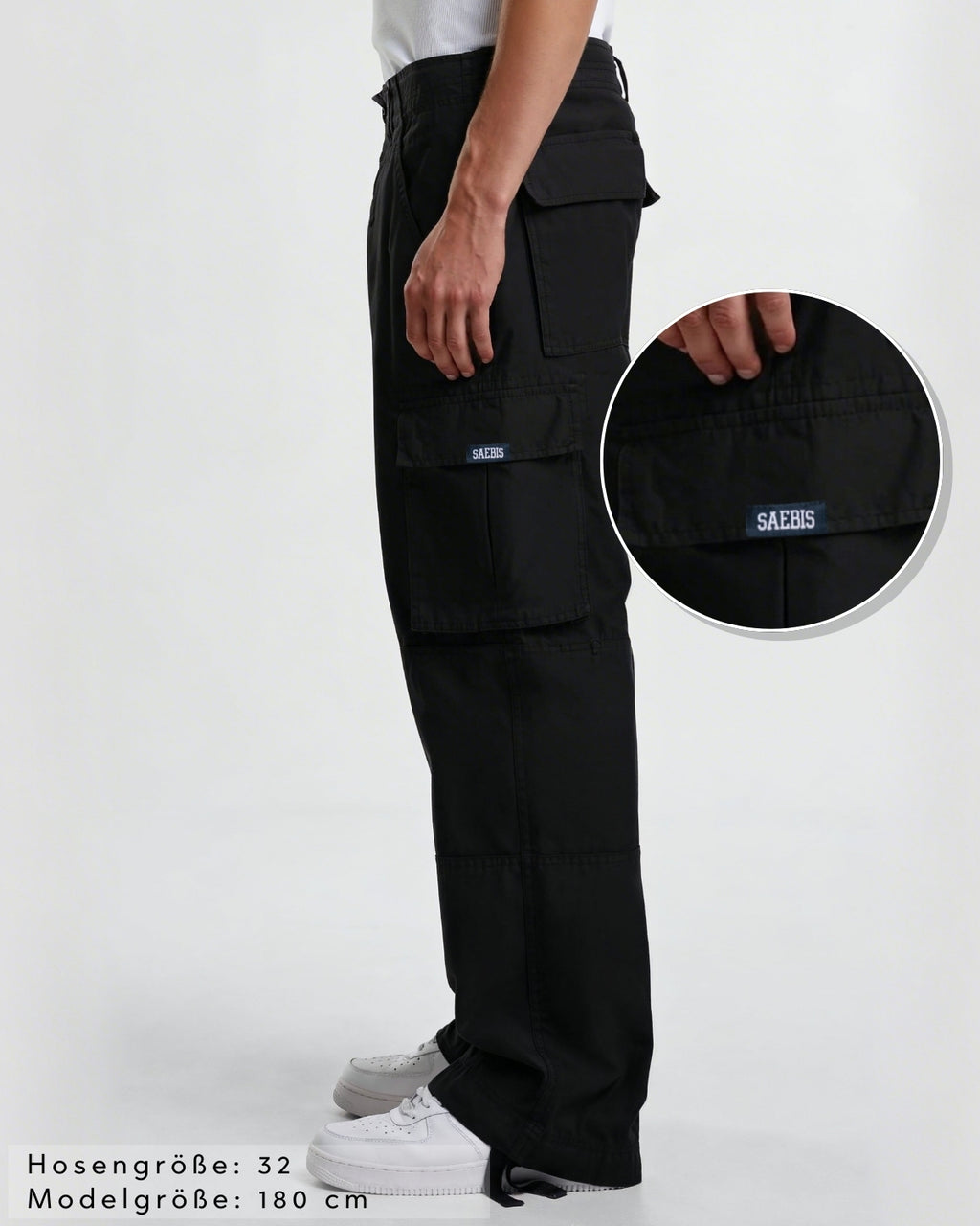 Lifestyle Herren Cargo Hose mit geradem Bein by SAEBIS®