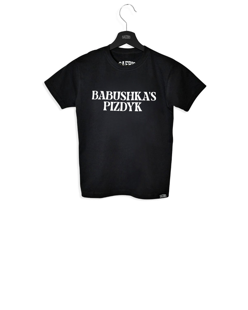 BABUSHKA'S PIZDYK - Kinder T-Shirt schwarz by SAEBIS®