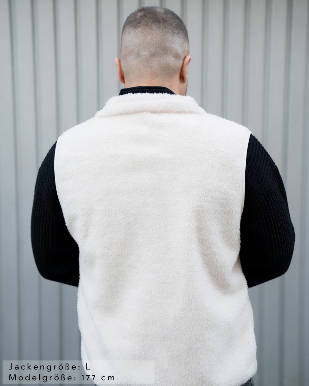 Lifestyle Herren Teddy Weste mit Stehkragen by SAEBIS®
