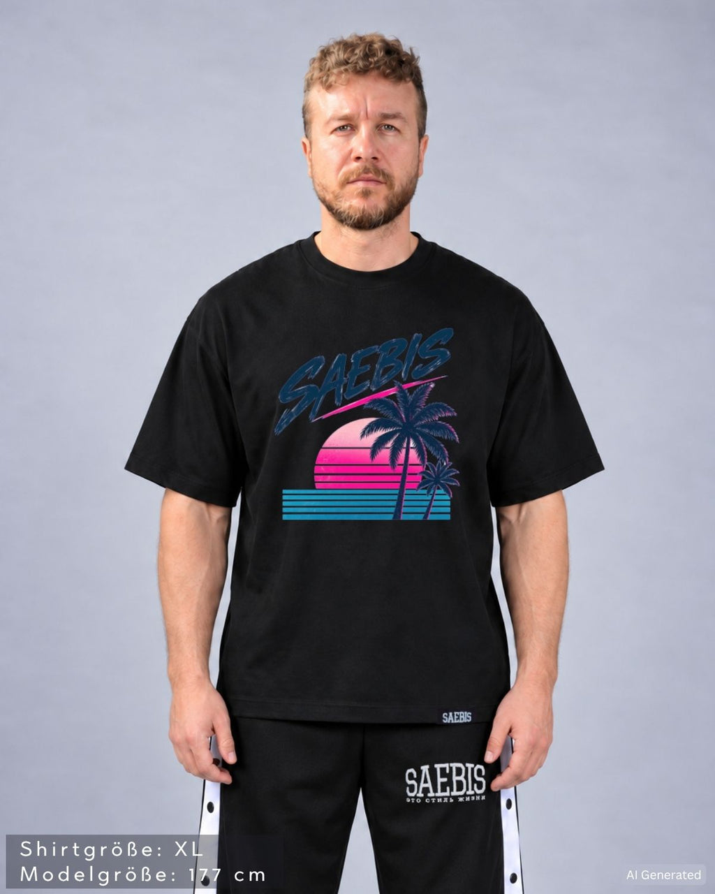 SAEBIS® 80er Herren T-Shirt by SAEBIS®