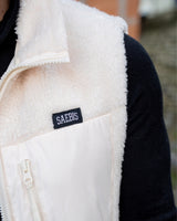 Lifestyle Herren Teddy Weste mit Stehkragen by SAEBIS®