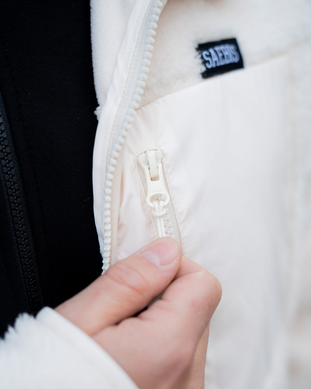 Lifestyle Herren Teddy Jacke mit Stehkragen by SAEBIS®