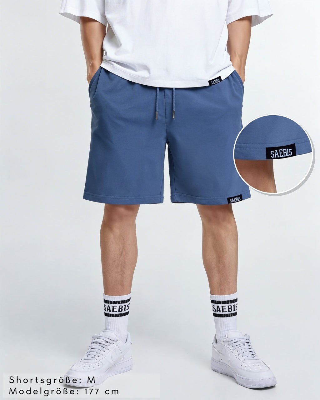 Lifestyle Herren Shorts mit Aufnäher by SAEBIS®
