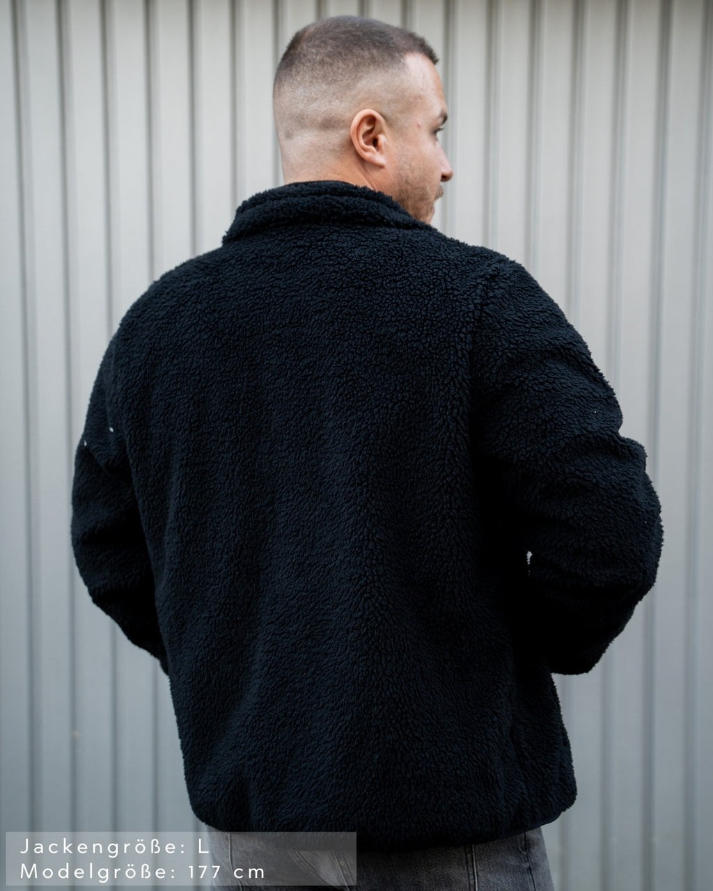 Lifestyle Herren Teddy Jacke mit Stehkragen by SAEBIS®