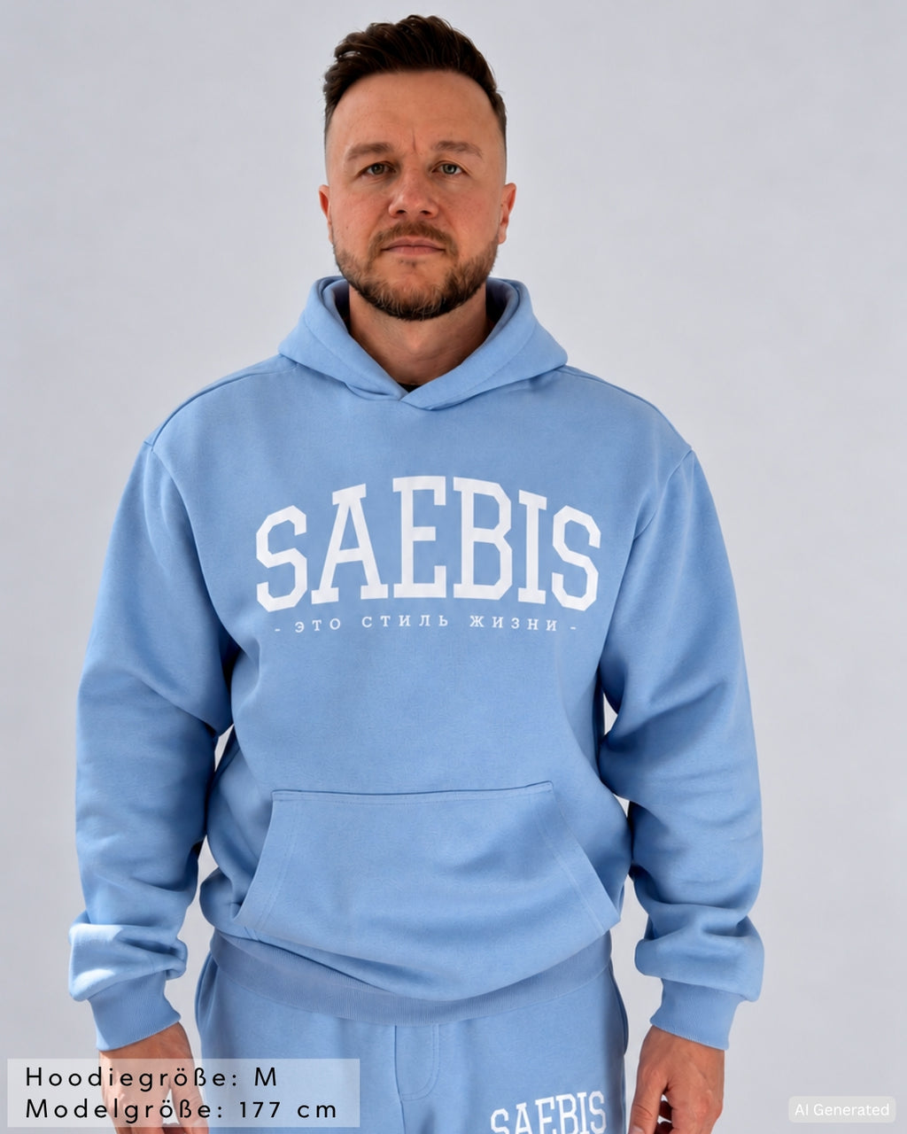 Lifestyle Herren Oversized Jogginganzug by SAEBIS®
