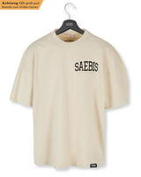 Lifestyle Herren Extra Oversized Premium T-Shirt cremefarben by SAEBIS®
