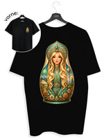 QASAQ GIRL BLOND - Herren T-Shirt schwarz by SAEBIS®