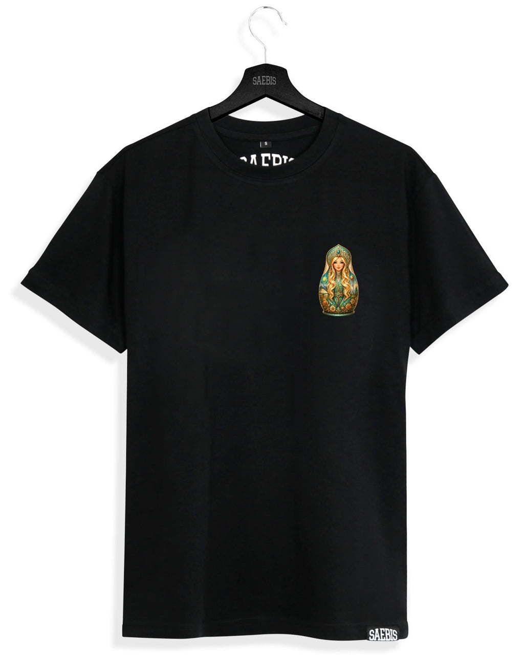 QASAQ GIRL BLOND - Herren T-Shirt schwarz by SAEBIS®