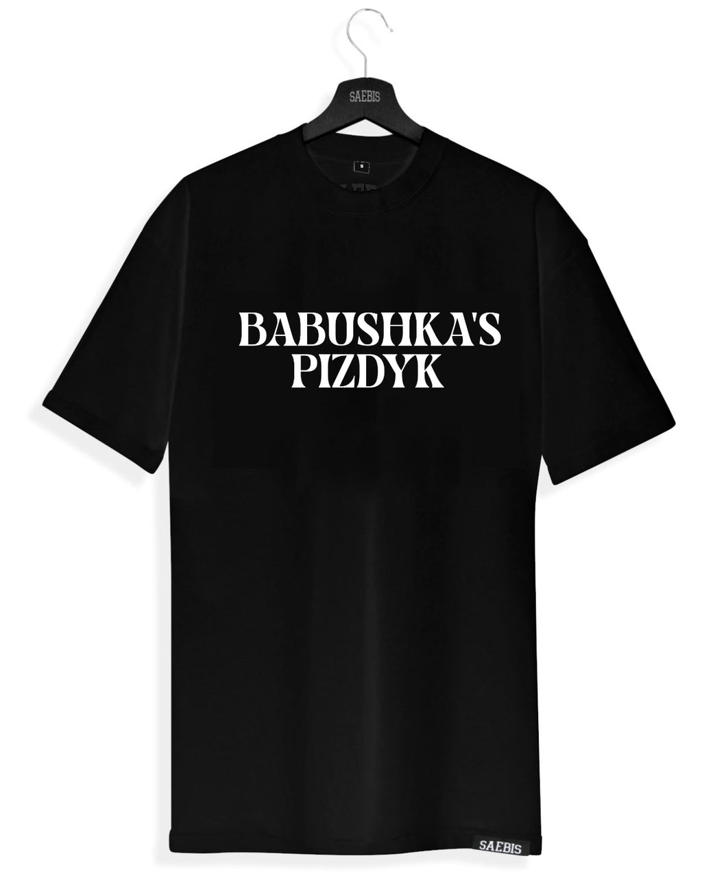 BABUCHKA'S PIZDYK - Herren T-Shirt schwarz by SAEBIS®