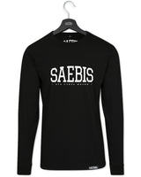 Lifestyle Herren Langarm-Shirt schwarz by SAEBIS®