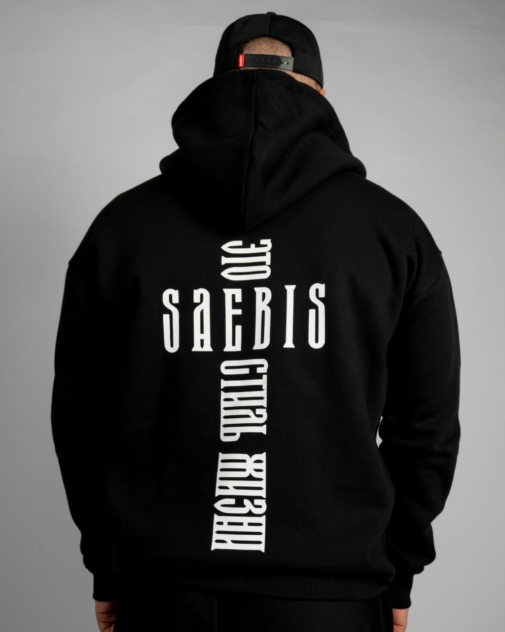 KREST Herren Zip Hoodie schwarz mit Reißverschluss by SAEBIS®