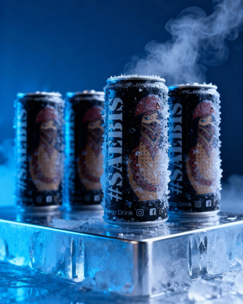 SAEBIS® Energy Drink zuckerfrei 4er-PACK