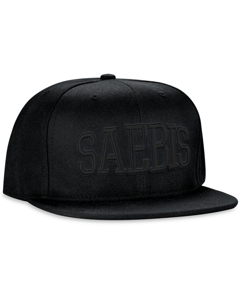 SAEBIS® All Black Snapback für Herren & Damen