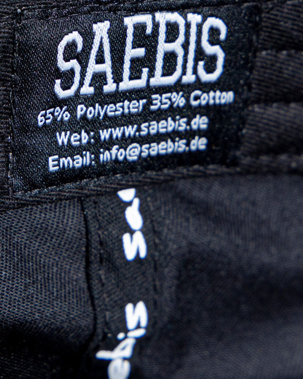 Lifestyle Basecap schwarz für Herren & Damen by SAEBIS®