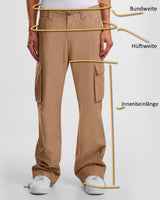 Lifestyle Herren Cargo Hose mit geradem Bein by SAEBIS®