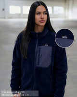 Lifestyle Damen Oversized Teddy Jacke mit Stehkragen by SAEBIS®