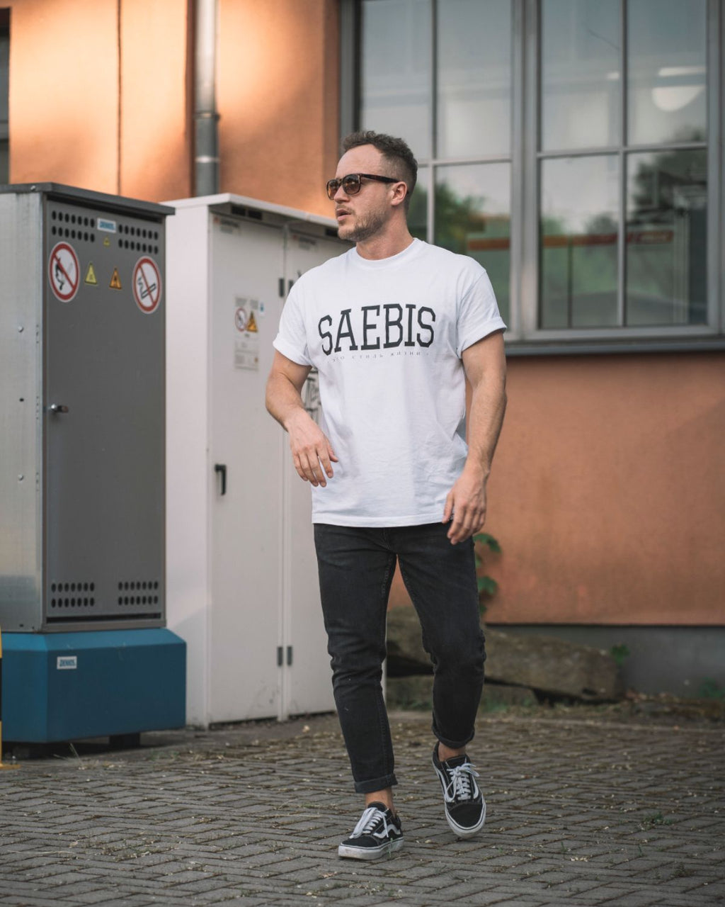 Lifestyle T-Shirt weiß by SAEBIS®