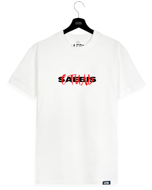 SAEBIS® стиль - Herren T-Shirt weiß