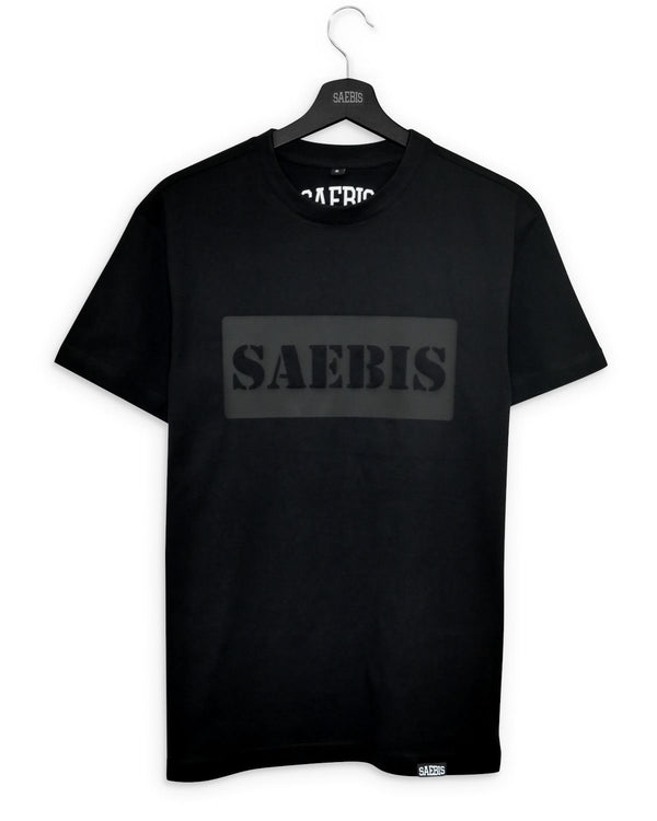 SAEBIS® All Black Herren T-Shirt schwarz