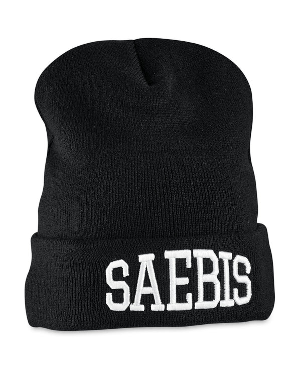 SAEBIS® Beanie schwarz für Herren & Damen