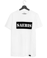 SAEBIS® Black Box Herren T-Shirt weiß