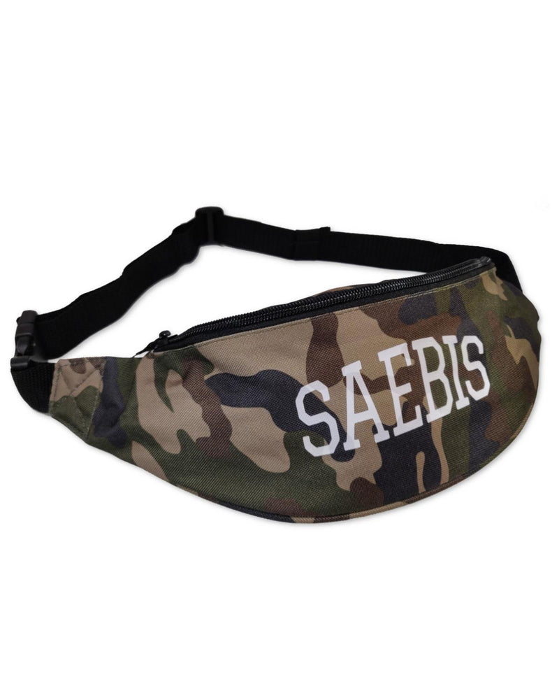 SAEBIS® Camouflage Bauchtasche mit Geheimfach